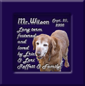 Mr Wilson's Memorial September 20, 2008